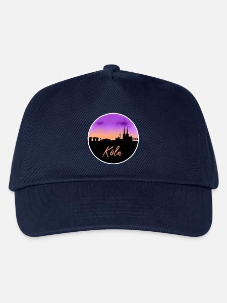 Köln Fine Skyline - Kinder Basecap - Navy