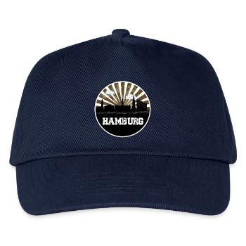 Hamburg Skyline Home Game - Kids’ Baseball Cap - navy - Front