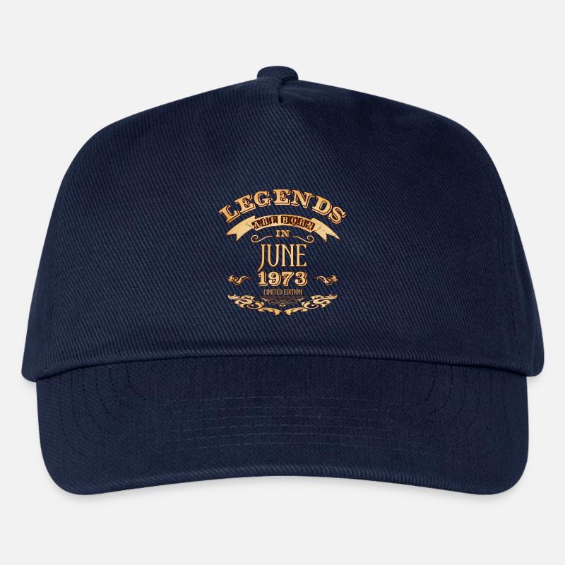 Legenden werden im Juni 1973 geboren - Kinder Basecap - Navy