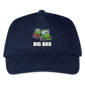 Trecker Ackerbau Landmaschinen Traktor Statement - Kinder Basecap - Navy - Vorne