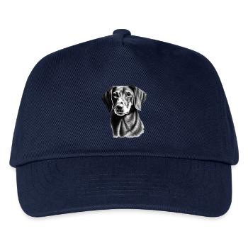 Shorthair Dachshund Dachshund Dachshund - Kids’ Baseball Cap - navy - Front