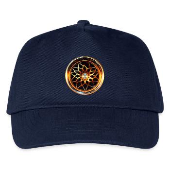 Car Rim - Kids’ Baseball Cap - navy - Front