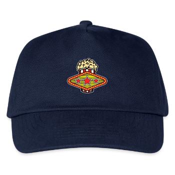 Movies Popcorn Theater Movie Night Filmabend Kino - Kinder Basecap - Navy - Vorne
