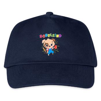 Schulkind - Einschulung 2023 - Für den Schulbeginn - Kinder Basecap - Navy - Vorne