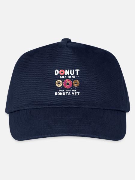 Donut spricht mit mir Design - Kinder Basecap - Navy