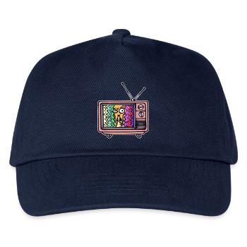 TV Night Streaming Theater Movies Television - Kids’ Baseball Cap - navy - Front