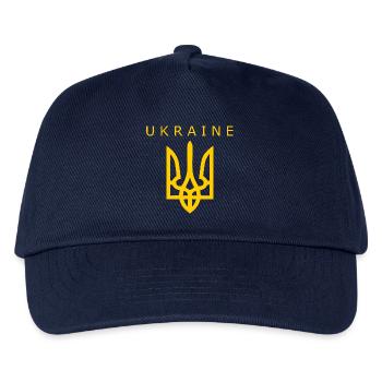 Ukraine - Kinder Basecap - Navy - Vorne