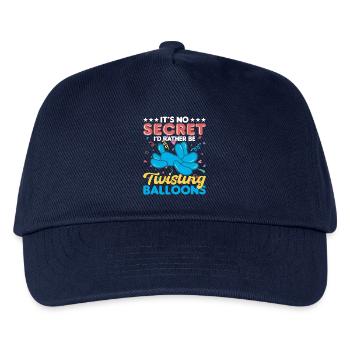 Balloon Twisting Design - Kids’ Baseball Cap - navy - Front