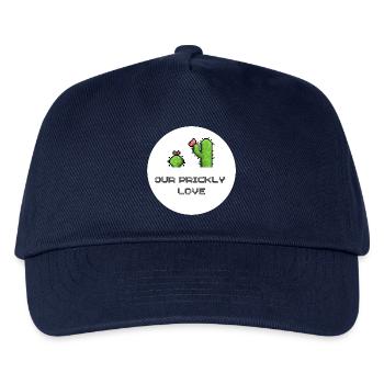 Unsere Stachelige Liebe Pixelkunst - Kinder Basecap - Navy - Vorne