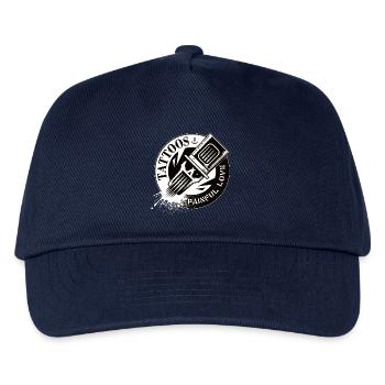 TATTOOS PAINFUL LOVE - Kids’ Baseball Cap - navy - Front