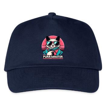 Le ronronnement - Casquette de baseball Enfant - marine - Devant