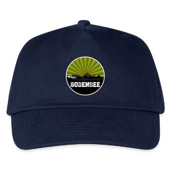 Lake Constance Retro Skyline - Kids’ Baseball Cap - navy - Front