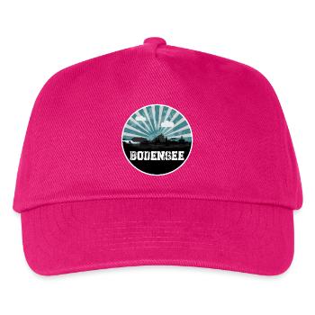 Horizon de l’heure bleue du lac de Constance - Casquette de baseball Enfant - fuchsia - Devant
