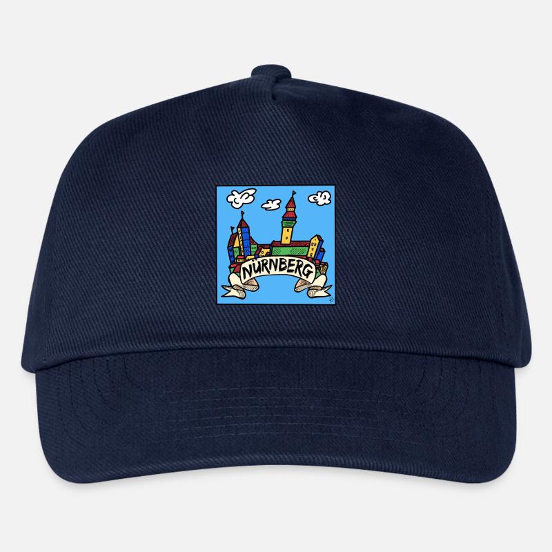 Nürnberg - Pop-Art - Fränkisch - Kinder Basecap - Navy