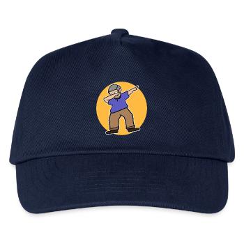 Ruhestand Freiheit Senior Pensionär Lebensabend - Kinder Basecap - Navy - Vorne