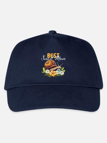 Beste Schnecken-Mama – Für Schneckenliebhaber - Kinder Basecap - Navy