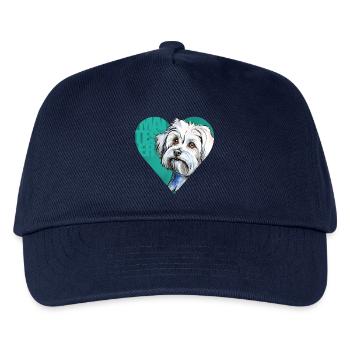 Malteser Portrait - Kinder Basecap - Navy - Vorne