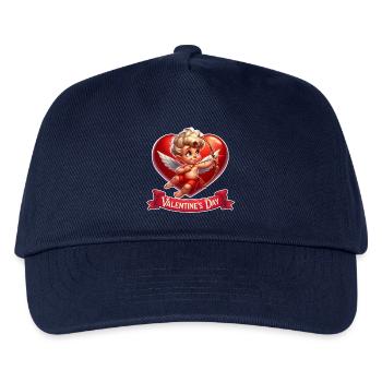 Valentinstag - Kinder Basecap - Navy - Vorne