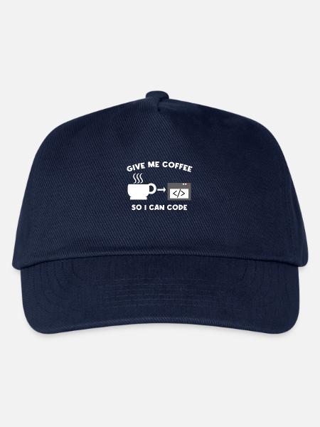 Coder Arbeiter Statement Job Beruf Karriere Erfolg - Kinder Basecap - Navy