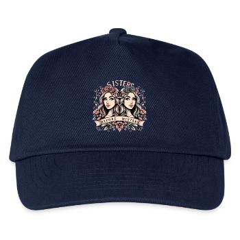 Sisters before Mister's Girlfriends Gift - Kids’ Baseball Cap - navy - Front