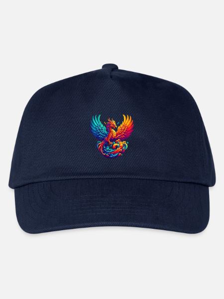 Hyperflammen des majestätischen Phönix - Kinder Basecap - Navy