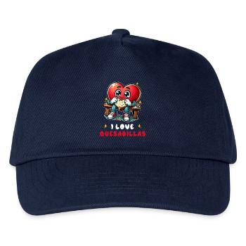 I Love Quesadillas Mexico - Kids’ Baseball Cap - navy - Front