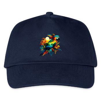 Papagei - Kinder Basecap - Navy - Vorne