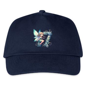 17 Jahre Fee Elfe süß Geburtstag Geschenk - Kinder Basecap - Navy - Vorne