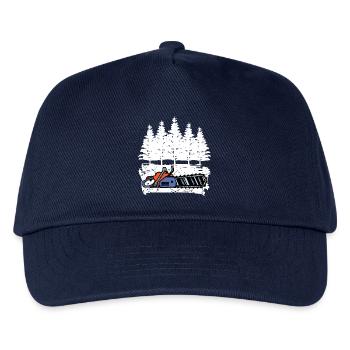 Forest, Wood, Sawdust, Tree, Forest, Forestry, Forestry - Kids’ Baseball Cap - navy - Front