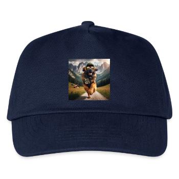 Leonberger Kunst - Kinder Basecap - Navy - Vorne