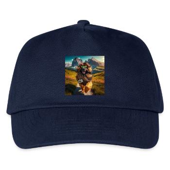 Leonberger Kunst - Kinder Basecap - Navy - Vorne