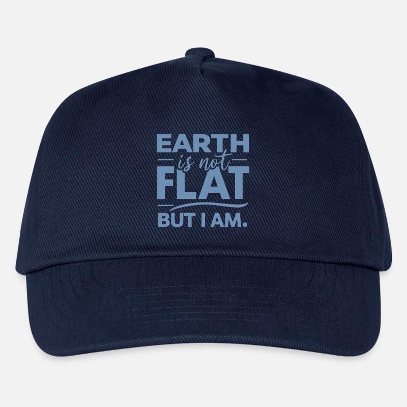 Satire Terre plate Blagues ironiques - Casquette de baseball Enfant - marine