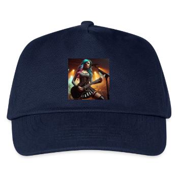 Heavy Metal Femme - Casquette de baseball Enfant - marine - Devant