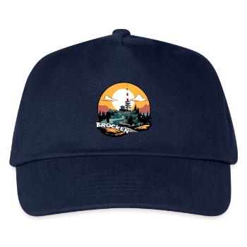 Brocken | Brocken in the Harz Mountains | Brocken Transmission Tower - Kids’ Baseball Cap - navy - Front