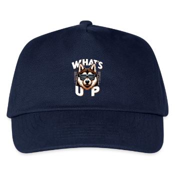 Laika What's Up Gangsta Dog Gift - Kids’ Baseball Cap - navy - Front