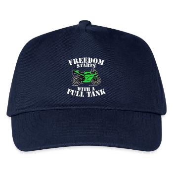 Refueling Statement Energy Engine Filling Station Electricity - Kids’ Baseball Cap - navy - Front