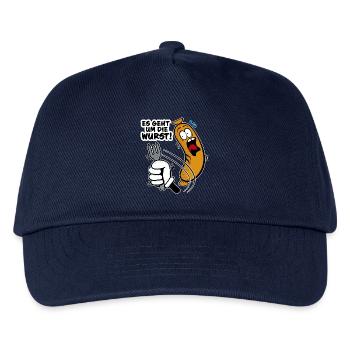 Es geht um die Wurst - Kinder Basecap - Navy - Vorne
