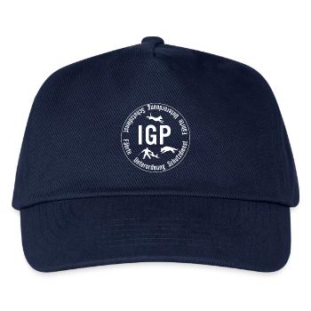 IGP Hundesport - rund, weiss - Kinder Basecap - Navy - Vorne
