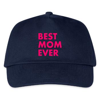 Best mom ever - Kinder Basecap - Navy - Vorne