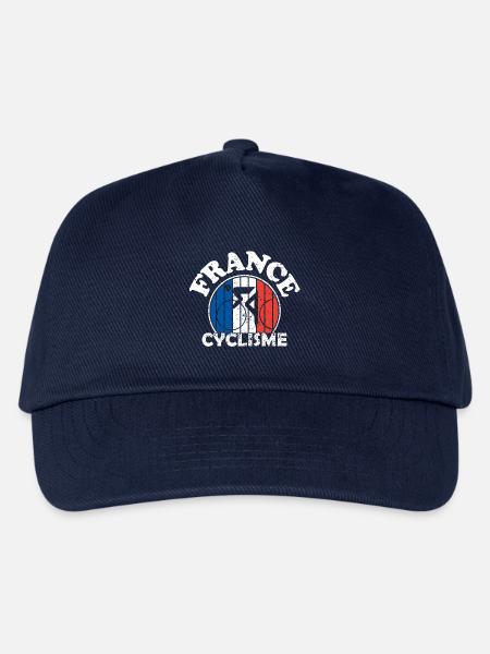 Radfahren - Radfahren - Radfahren - Frankreich cyclisme - Kinder Basecap - Navy