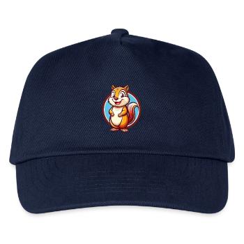 tamia drôle Kawaii dessin animé Clipart animal de compagnie - Casquette de baseball Enfant - marine - Devant
