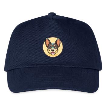 Lancashire Heeler Dog Breed Cartoon Kawaii Clipart - Kids’ Baseball Cap - navy - Front