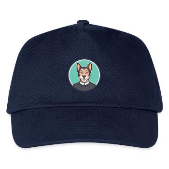 Pastor Garafiano Dog Breed Cartoon Kawaii Clipart - Kids’ Baseball Cap - navy - Front