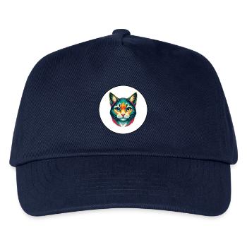 Australian Mist Cat Breed Cartoon Kawaii Animal - Kids’ Baseball Cap - navy - Front