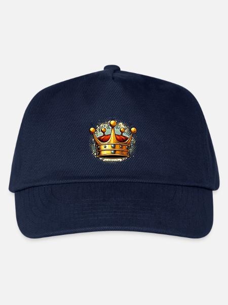 Golden Crown Pop Art Burst - Kinder Basecap - Navy