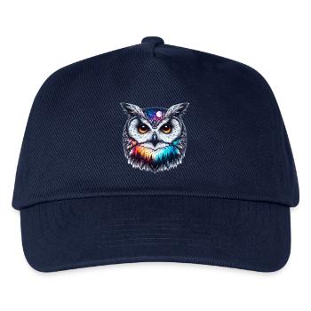 Eule - Kinder Basecap - Navy - Vorne