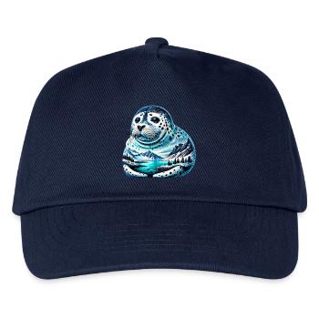 Phoque - Casquette de baseball Enfant - marine - Devant