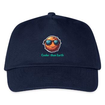 Cooler Than Earth - Kids’ Baseball Cap - navy - Front