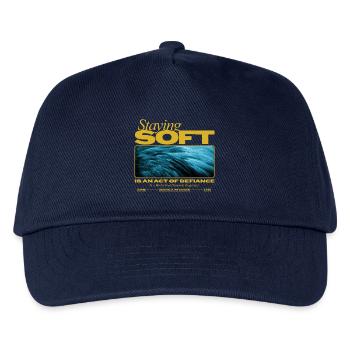 Staying Soft – Power in Gentleness - Kids’ Baseball Cap - navy - Front