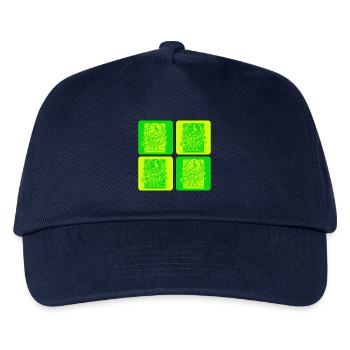 Astronomie Retro Design - Kinder Basecap - Navy - Vorne